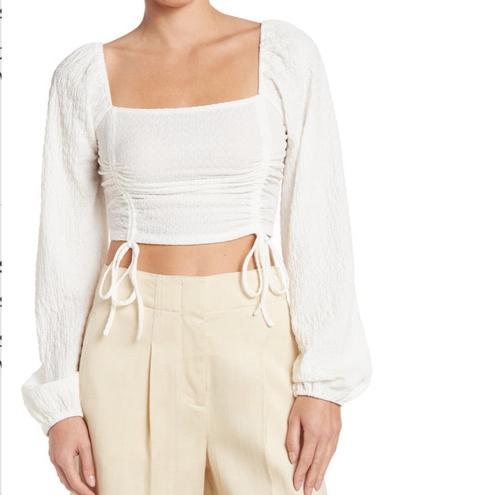 [Sophie Rue] Long Sleeve Ruched Front Top